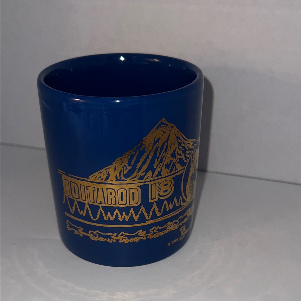 Blue and Gold Iditarod‎ 18 Ceramic Mug